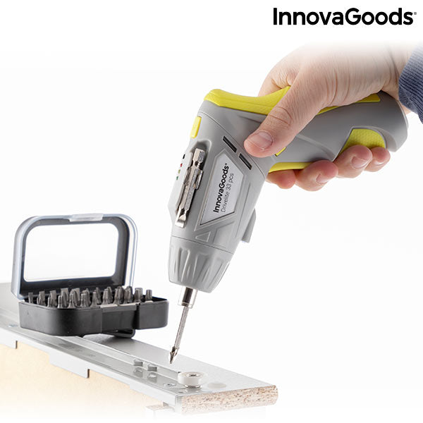 Multi-position Wireless Electric Screwdriver with Accessories