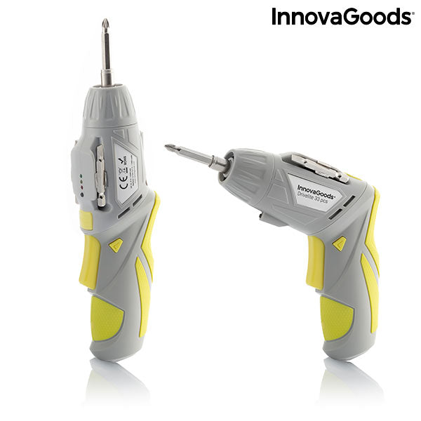 Multi-position Wireless Electric Screwdriver with Accessories