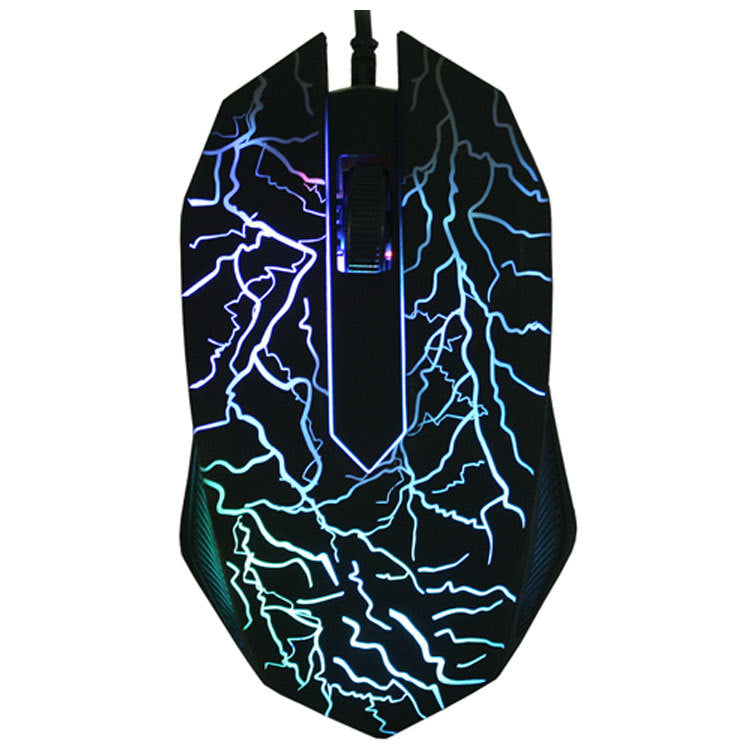 Glowing PC USB Optical Mouse for Work and Home