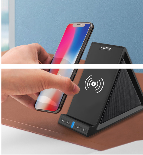 Versatile sound smartphone grip charger