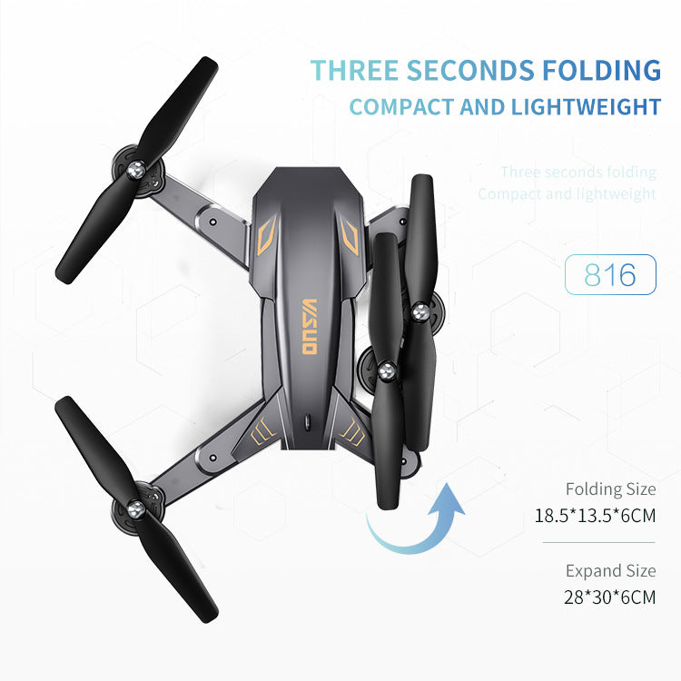 Compact drone for high-altitude imaging