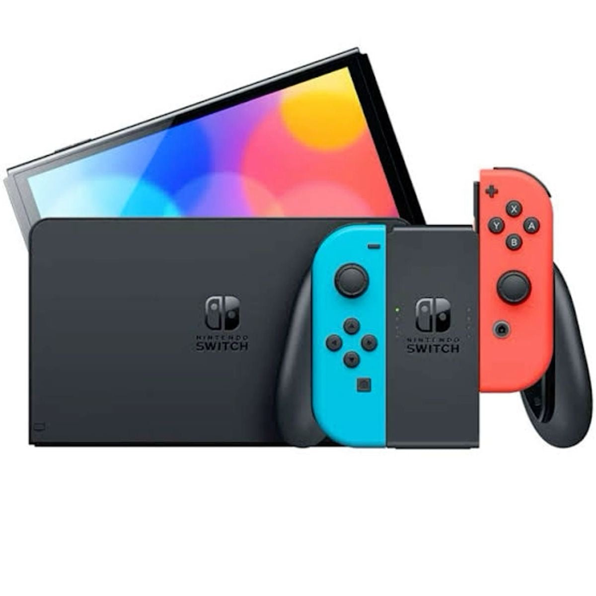 Nintendo Switch Nintendo with Neon Blue and Neon Red Joy-Con 32G 2022