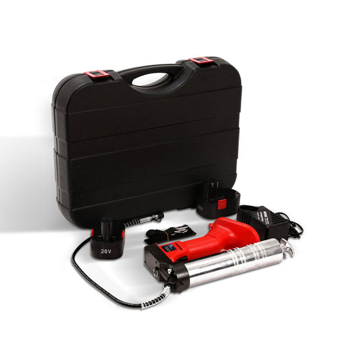 Giantz Grease Gun Cordless 20v 450g 9000PSI 76cm Hose Electric Battery