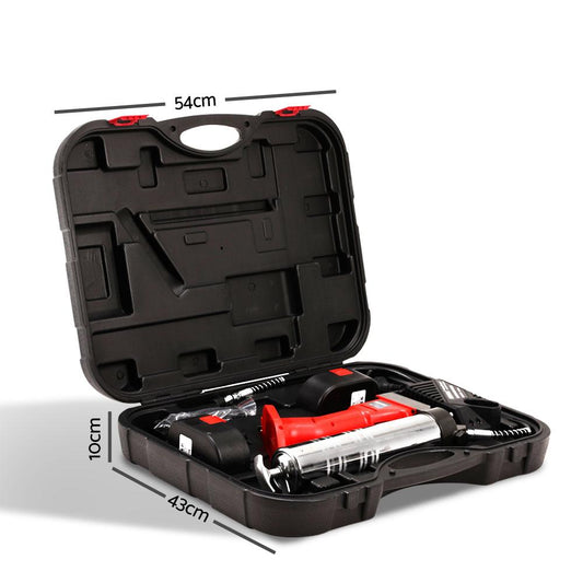 Giantz Grease Gun Cordless 20v 450g 9000PSI 76cm Hose Electric Battery