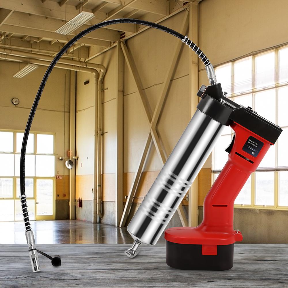 Giantz Grease Gun Cordless 20v 450g 9000PSI 76cm Hose Electric Battery