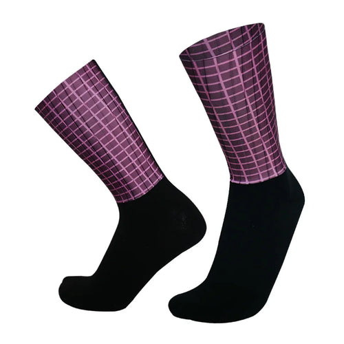 New Pro Team Aero Socks Anti Slip Silicone Cycling Socks Men Bicycle