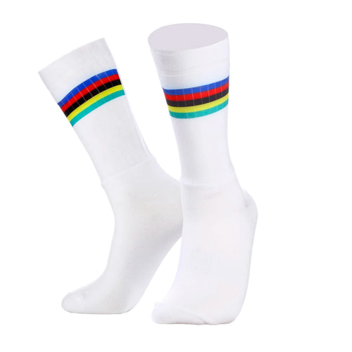 New Pro Team Aero Socks Anti Slip Silicone Cycling Socks Men Bicycle