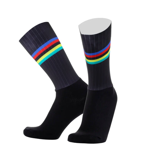 New Pro Team Aero Socks Anti Slip Silicone Cycling Socks Men Bicycle