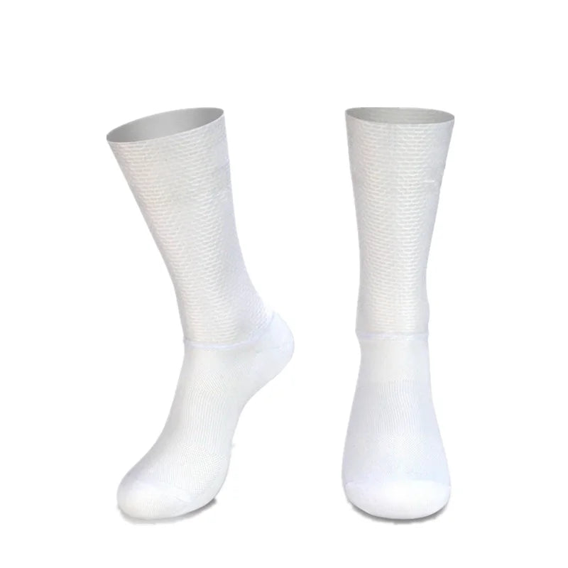 New Pro Team Aero Socks Anti Slip Silicone Cycling Socks Men Bicycle