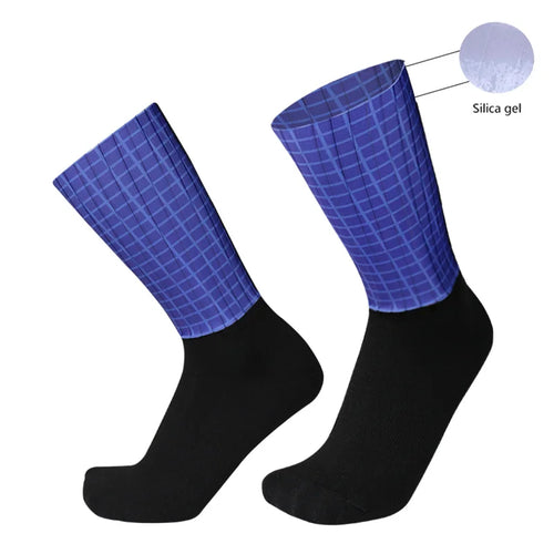 New Pro Team Aero Socks Anti Slip Silicone Cycling Socks Men Bicycle