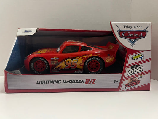 Jada Toys Pixar Cars Lightning McQueen RC Remote Control Car