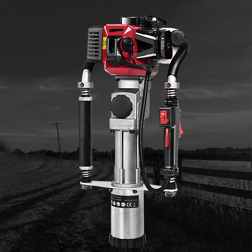 Giantz Petrol Post Driver 2-Stroke 55CC Rammer Pile Star Picket Fence