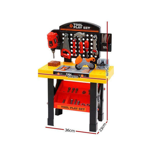 Kids Pretend Workbench DIY Tools 54 Piece