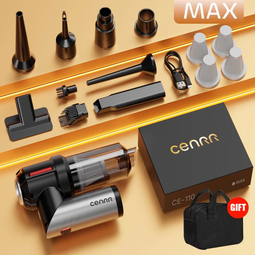 CENRR Car Vacuum Cleaner Mini 998000PA Powerful Cordless Portable
