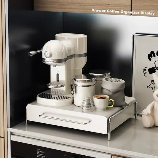 Capsule Coffee Display Rack Storage drawer Large Size Table Top Tea