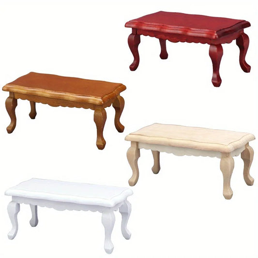Mini Miniature Furniture Teatable Coffee Table Doll House Decor Dolls