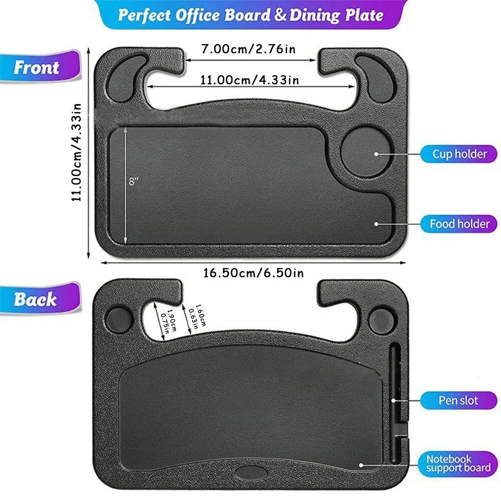 Portable Universal Drinks Holder With Multifunctional Table Desk