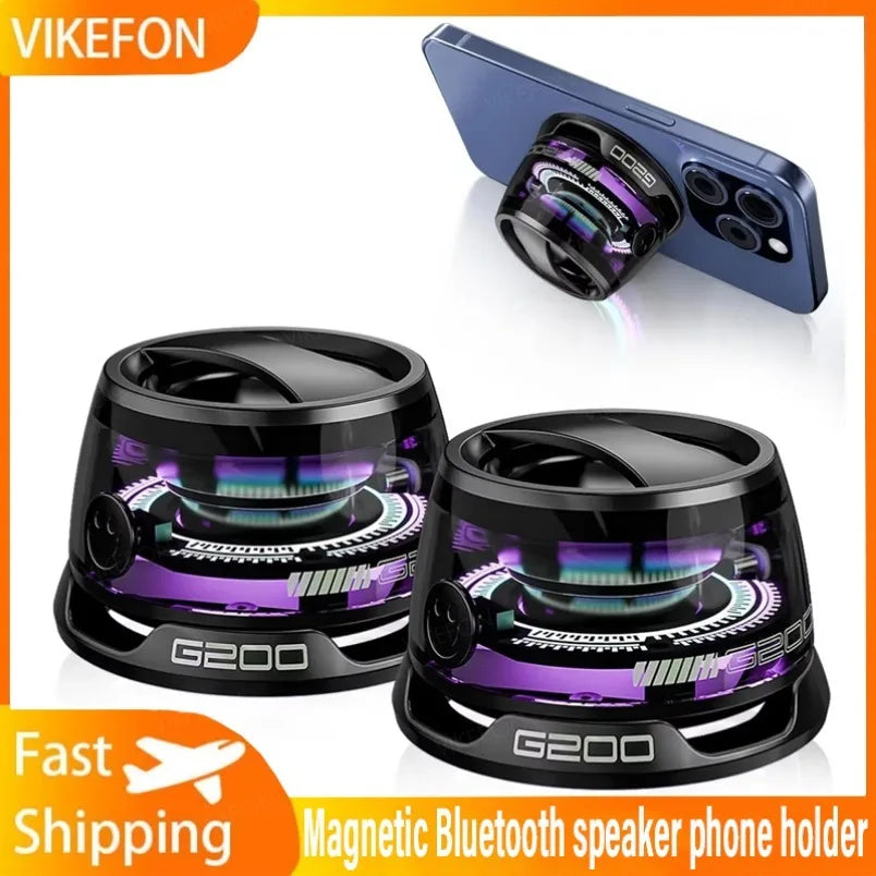Outdoor Magnetic Bluetooth Speaker Wireless Portable Travel Stereo