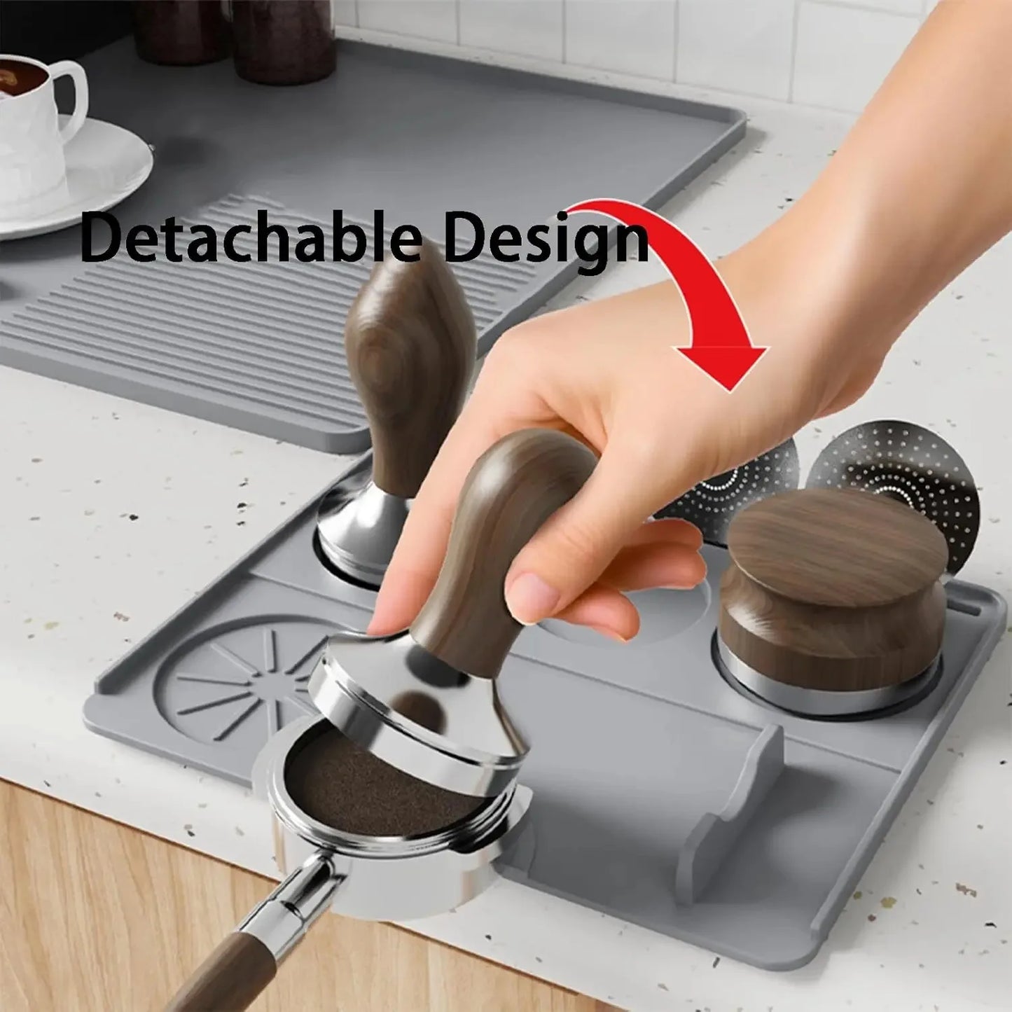 Coffee Machine Silicone Mat Tray Bar Fruits and vegetables Drain Pad