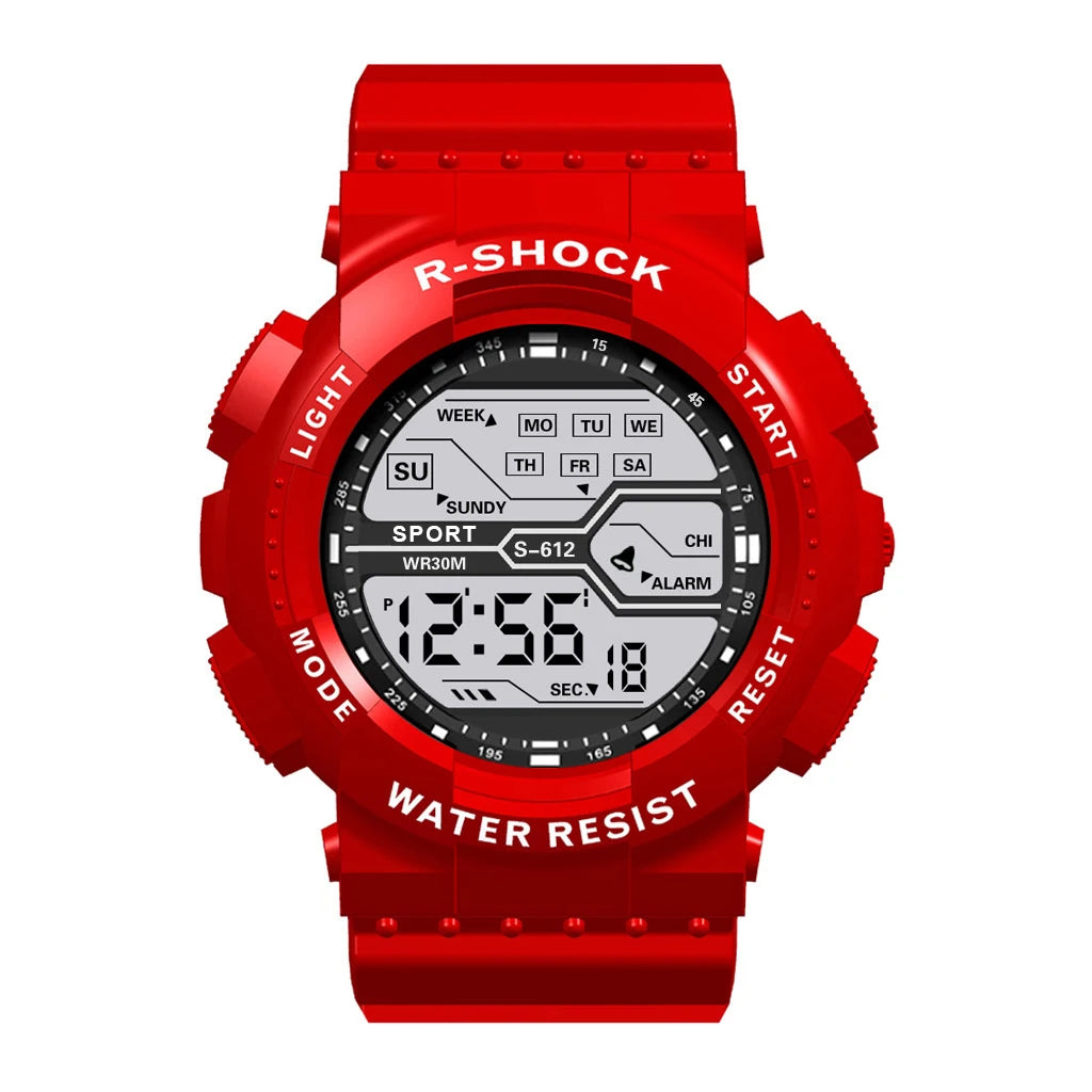 R-SHOCK  Sports Men LED Multifunctional Watch  ￼