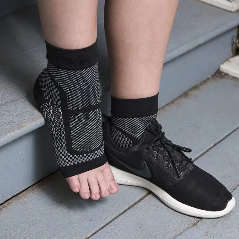 1Pair Sports Ankle Support Brace Compression Sleeve Plantar Fasciitis