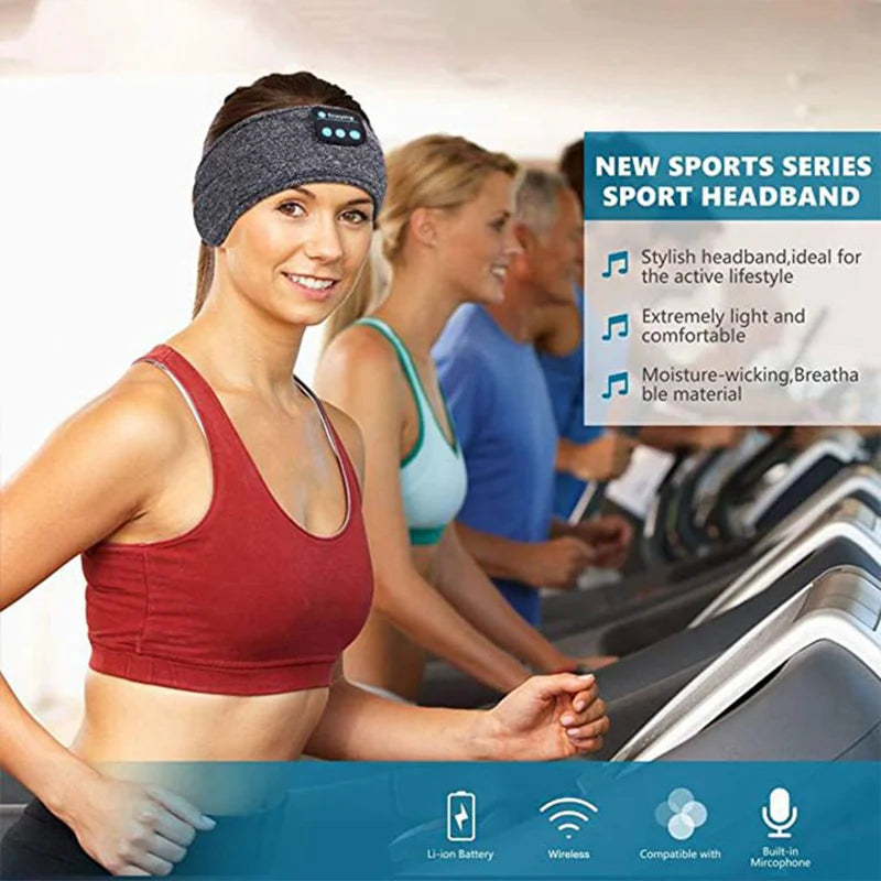 Wireless Bluetooth Music Eye Mask Sports Headband Anti-noise