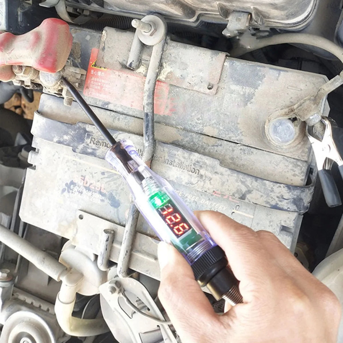 5V-120V Car Tester Pen Voltage Circuit Test DC Digital Display