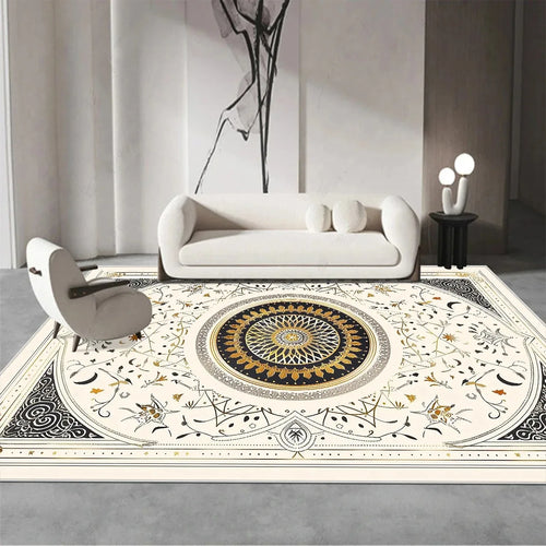 Persian Luxury Retro Red Carpet Living Room Large Size Non-slip Coffee