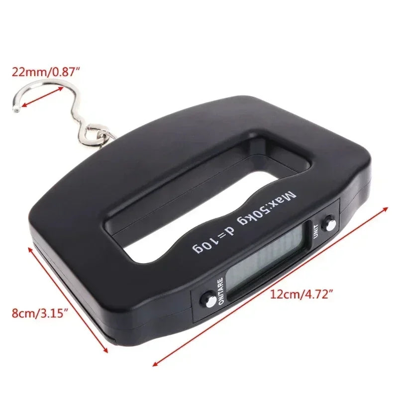 50kg/10g Travel Luggage Scale Portable Handheld Electronic Scale with