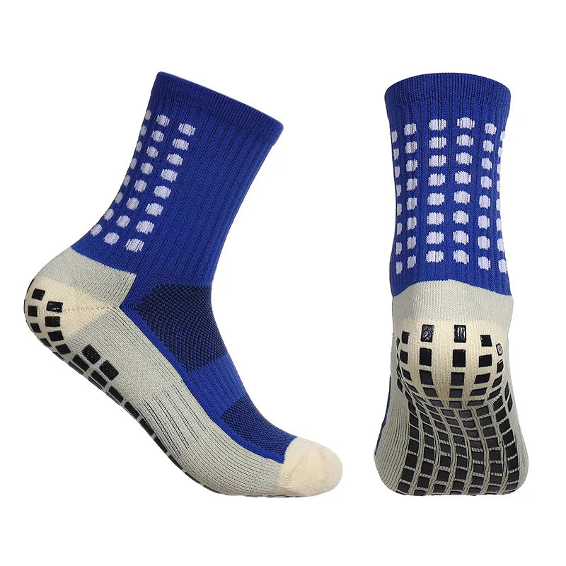 1Pc Adhesive Towel Sole Running Socks Non-slip Marathon Football Socks