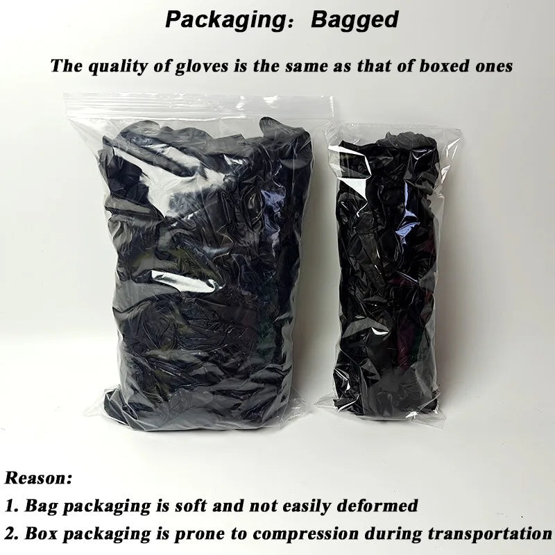 30/50/100PCS Black Nitrile Gloves Household Kitchen Bathroom Cleaning