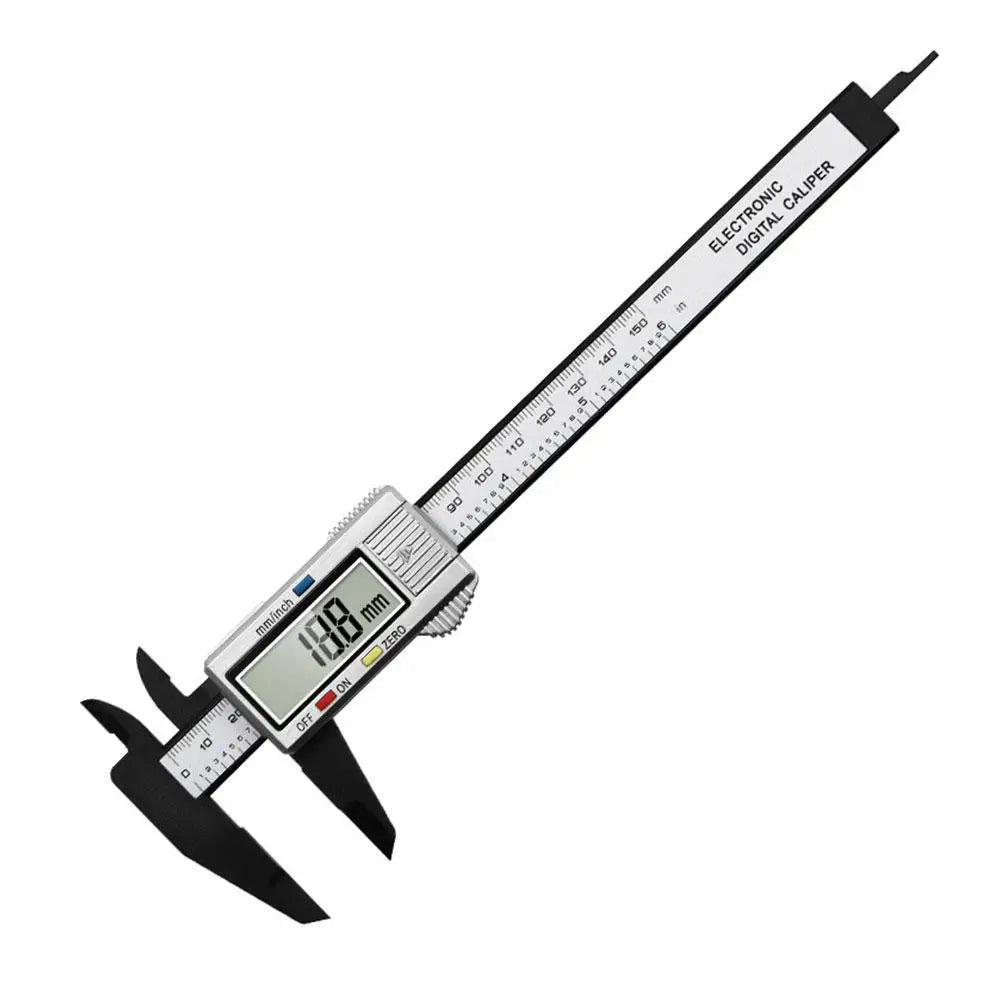 Electronic Digital Caliper Carbon Fiber Dial Vernier Caliper Gauge