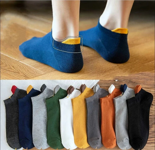 1pairs Men's Fashion Cotton Breathable Comfortable Ankle Socks, Men's