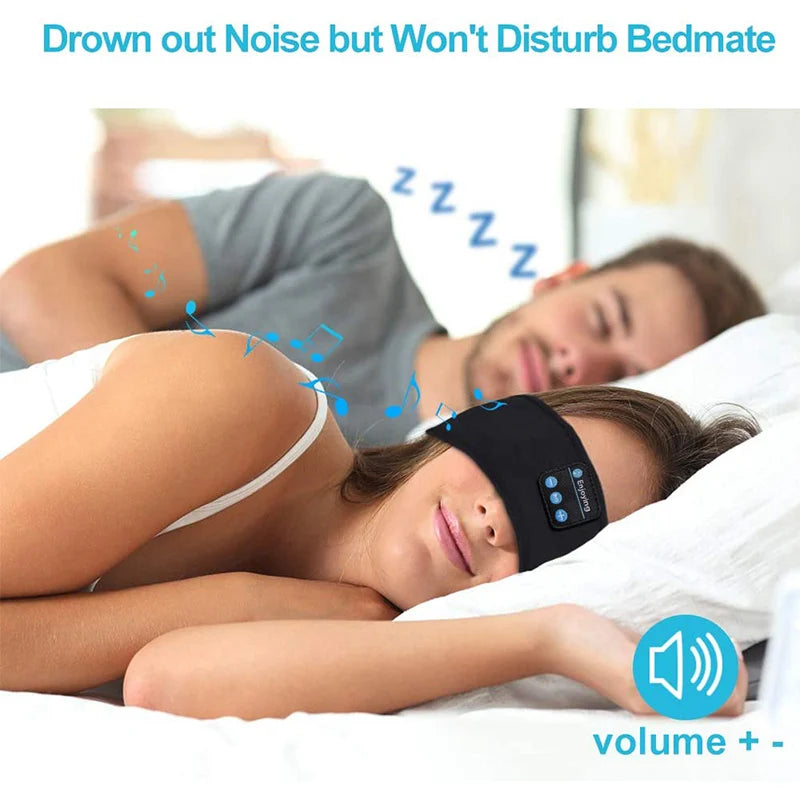 Wireless Bluetooth Music Eye Mask Sports Headband Anti-noise