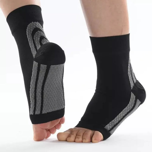 1Pair Sports Ankle Support Brace Compression Sleeve Plantar Fasciitis