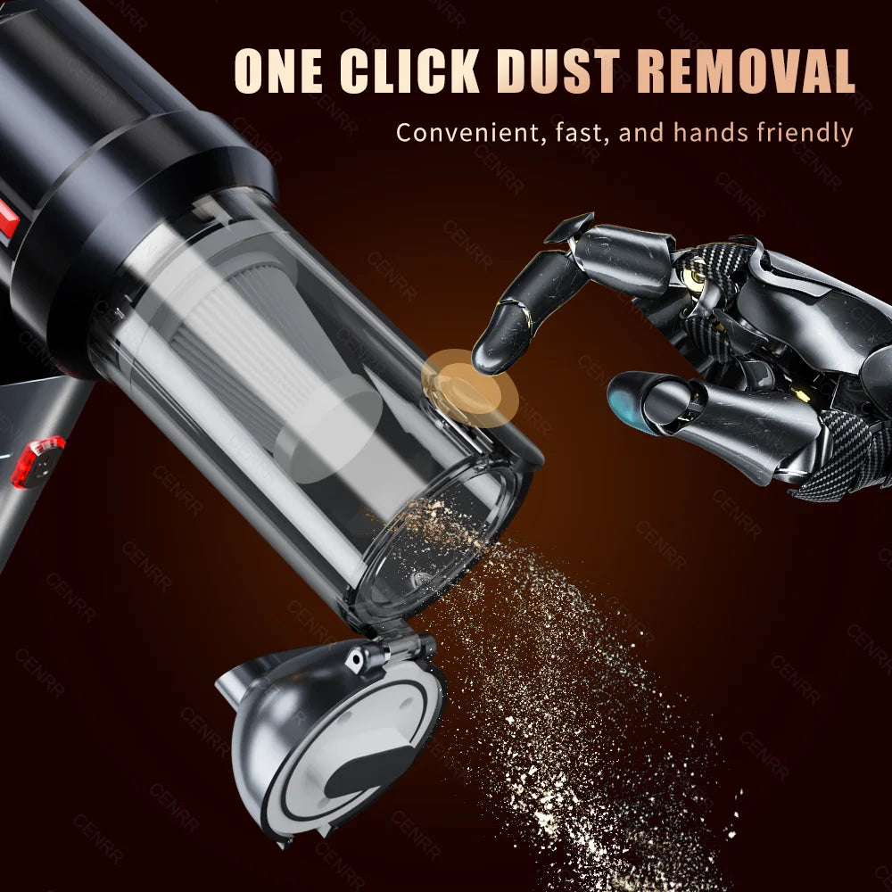 CENRR Car Vacuum Cleaner Mini 998000PA Powerful Cordless Portable