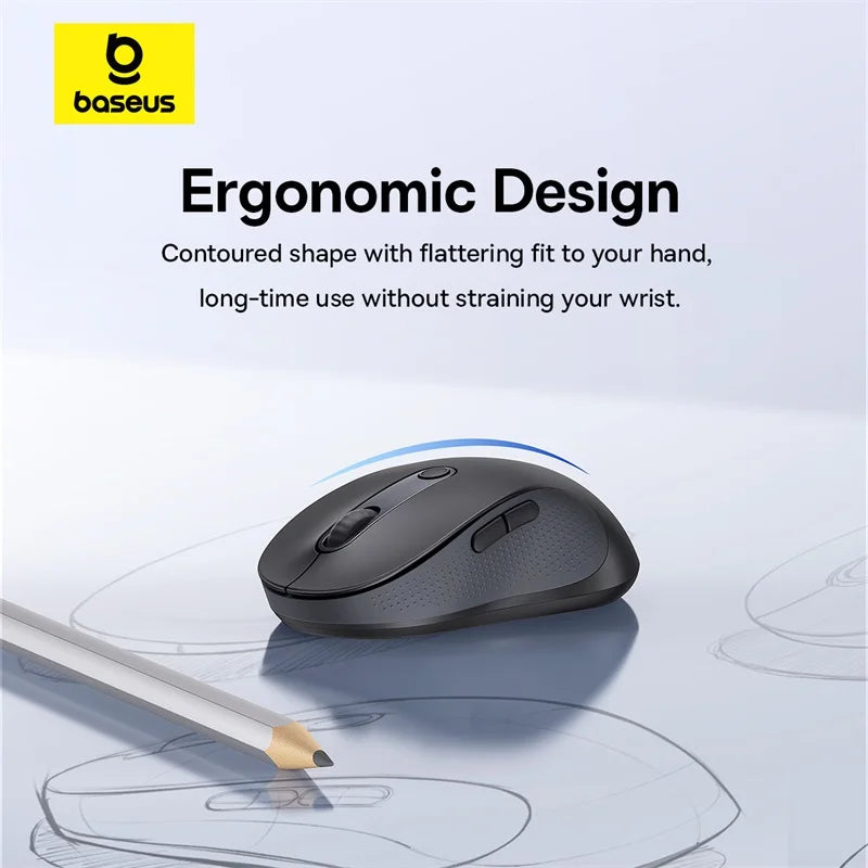 Baseus Wireless Mouse Gen 2 F02 Bluetooth 2.4G 4000 DPI Gaming Mouse