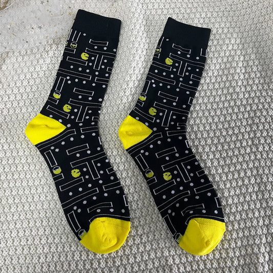 1 Pair Unisex Old School Game Sock Trendy Fashionable Suit In All