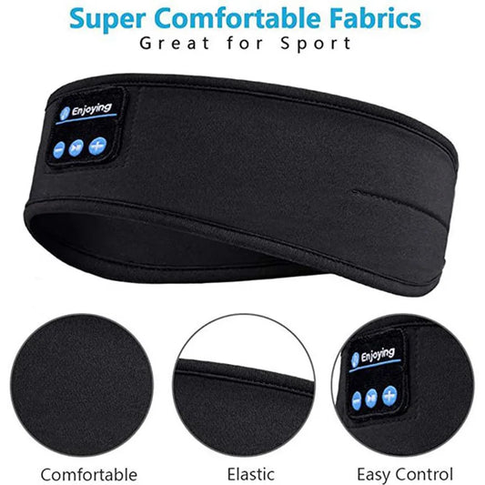 Wireless Bluetooth Music Eye Mask Sports Headband Anti-noise
