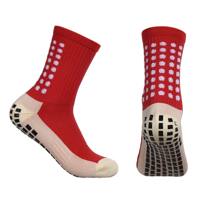 1Pc Adhesive Towel Sole Running Socks Non-slip Marathon Football Socks