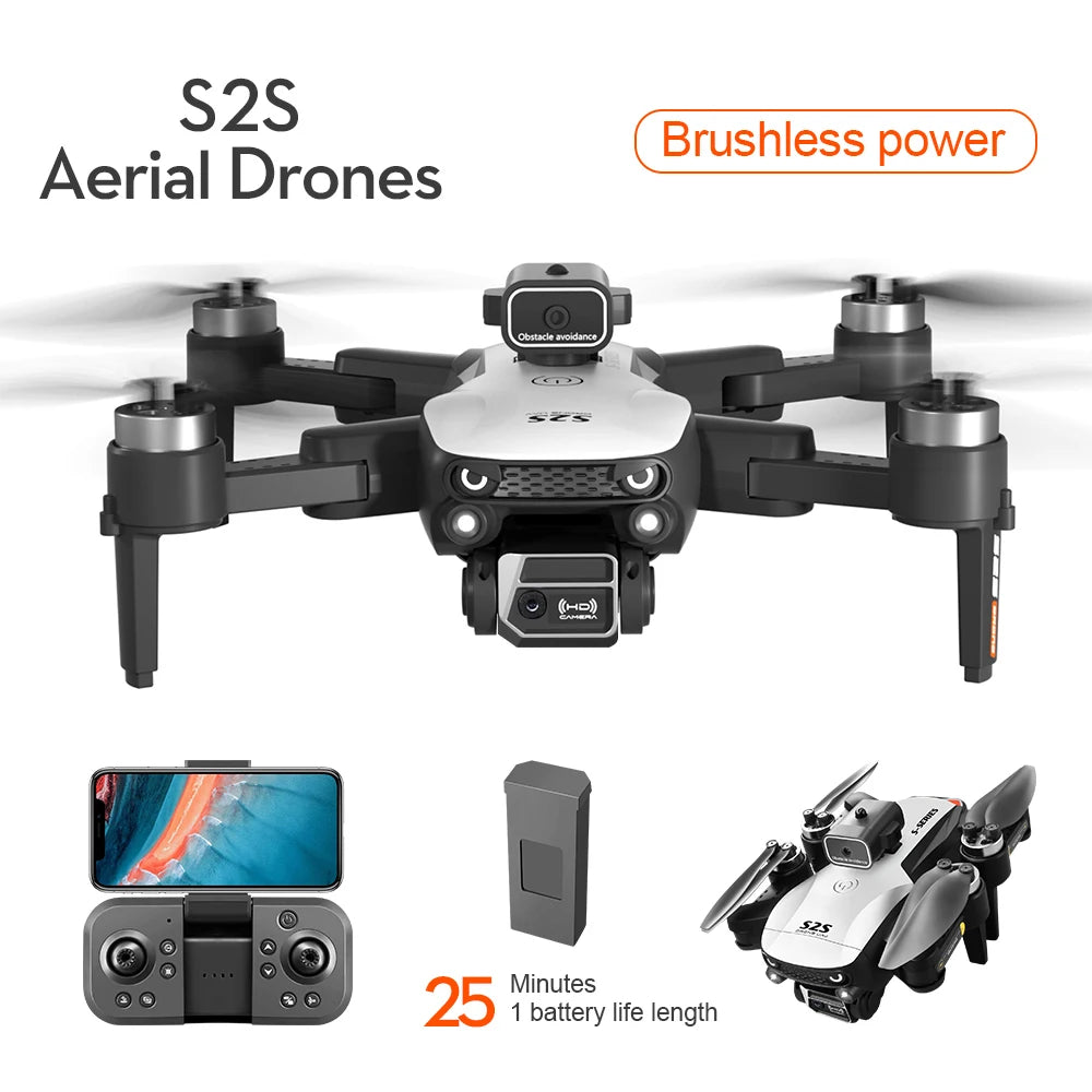 S2S Drone 8K Professional HD Dual Camera