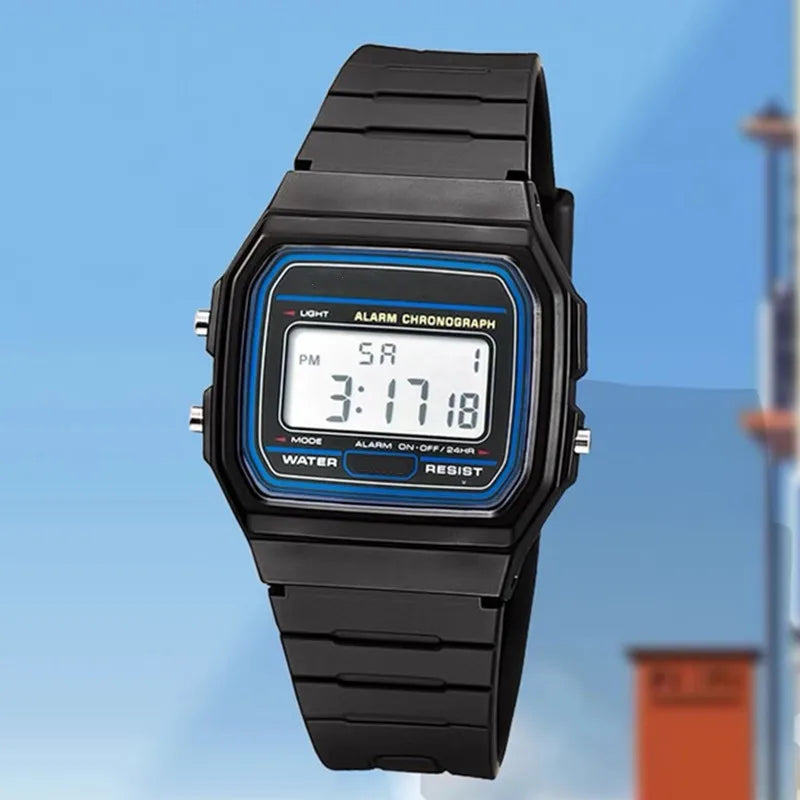 Top Brand Simple Square LED Wristwatch Fashion Sports Men's Digital