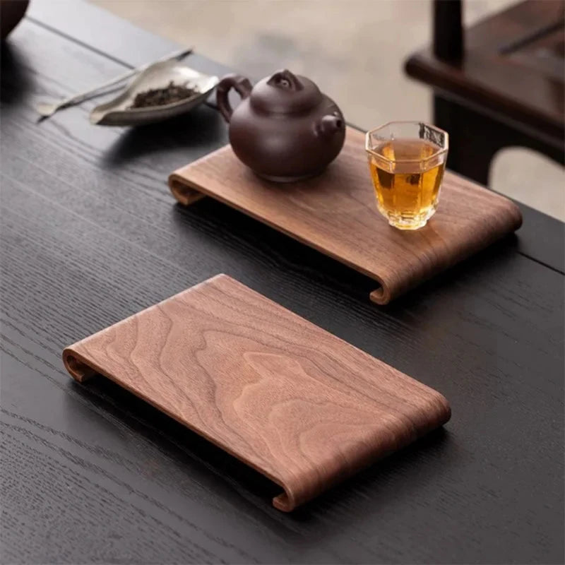 Creative rectangular wooden desktop display rack Hotel Home Coffee