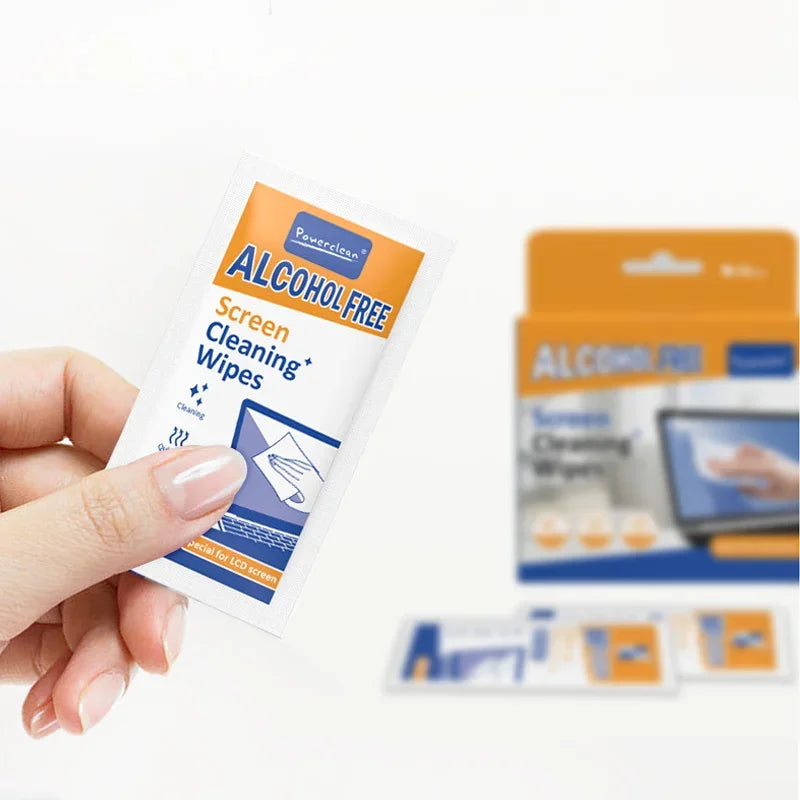 40 Pack PC Cleaners Wipes - Dry and Wet Screen Cleaning Cloths for