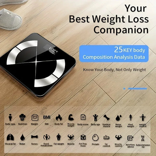 1pc intelligent body fat scale, high-precision wireless electronic