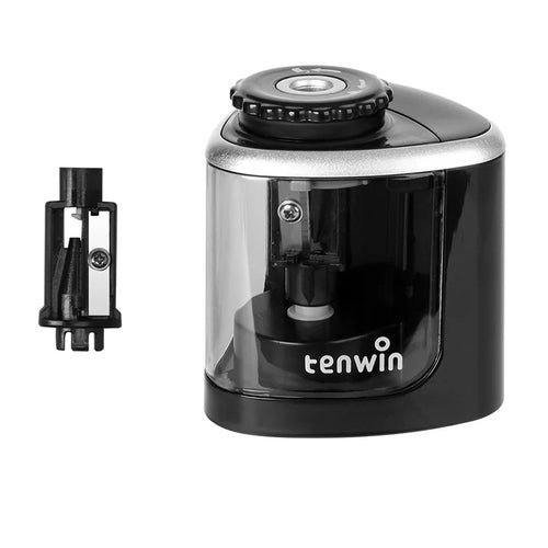 Tenwin Electric/Manual 2 in 1 Pencil Portable Sharpener Safe Student