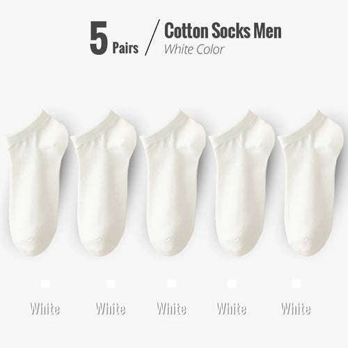 95% Combed Cotton Socks Men Business Dress Short Socks Soft Breathable