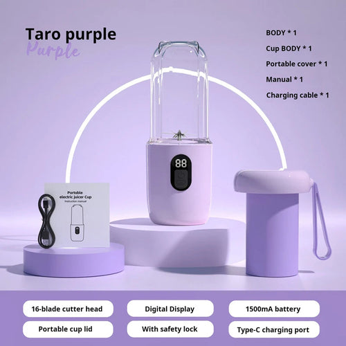 Portable Juicer Household 16 Blade Small Juicer Electric Student
