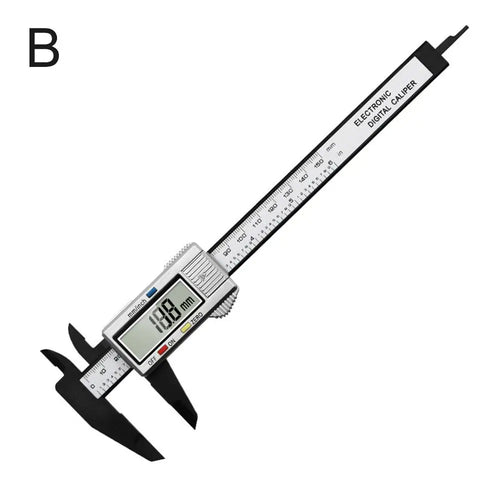 Electronic Digital Caliper Carbon Fiber Dial Vernier Caliper Gauge
