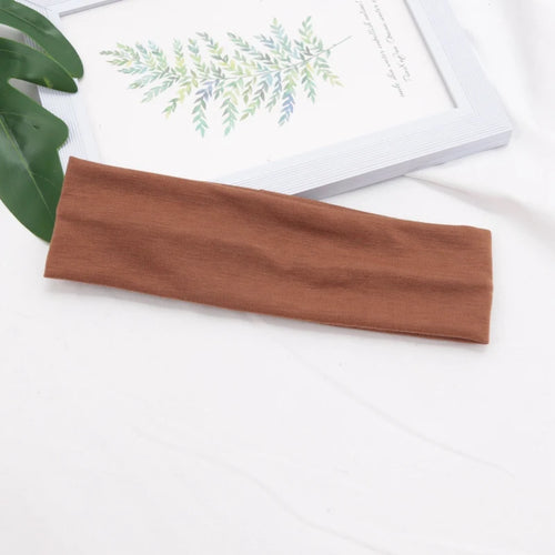 Elastic Cotton HairBand Fashion Headbands for Women Men Solid Running